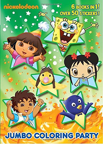 Jumbo Coloring Party (Nick Jr.) - Golden Books: 9780375863523
